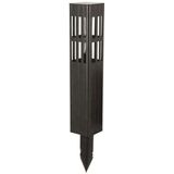 Luxform - Hybrid Intelligent Solar Tuinlamp - Grijs - Aluminium - 20 Lumen