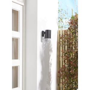 Luxform - Ohio - Wandlamp - Zwart - Roestvrij Staal/Kunststof - Solar