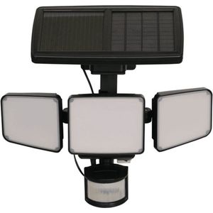 Luxform Tuinlamp Security La Rioja PIR - Slim Solar LED Zwart