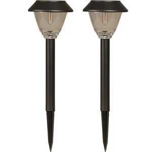 Gartenlampe Luxform Solar Kodiak Black 5 Lumen (Set von 2)