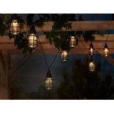 Luxform Tuinlichtsnoer Corsica Solar LED Transparant en Zwart