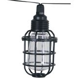 Luxform Tuinlichtsnoer Corsica Solar LED Transparant en Zwart