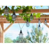 Luxform Tuinlichtsnoer Corsica Solar LED Transparant en Zwart