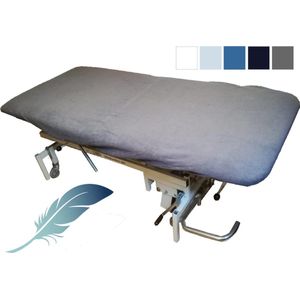 24-Bedding - Massagetafel Hoeslaken 180 gr/m2 - Massagetafel Hoeslaken 180 gr/m2 - Badstof - 70x200-210 cm Wit