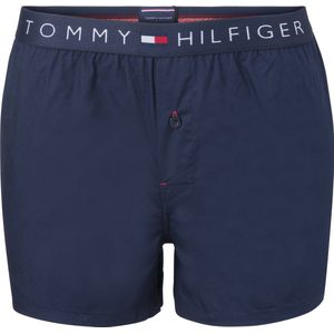 Tommy Hilfiger katoenen geweven boxerboxershort met iconen voor heren, Blauw (Navy Blazer Pt)