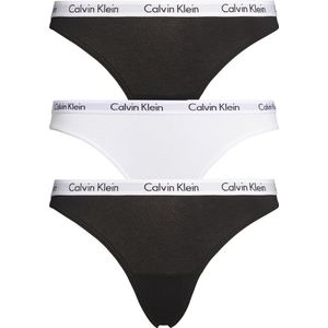 Calvin Klein - Carousel - String - Effen - Katoen-Elastaanmix