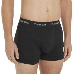 Calvin Klein 3P Trunk heren Onderbroek,Schwarz (Black W. Black Wb Xwb),L