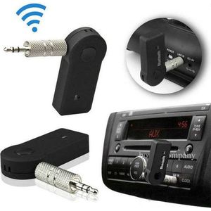 Draadloze Bluetooth Muziekontvanger - Audio Music Streaming Adapter Receiver - Handsfree Carkit & Thuisgebruik - MP3 Player 3.5mm aux aansluiting - Geweldige Geluidskwaliteit Stereo audio Output