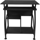 Bureau laptop computertafel - ruimtebesparend cm x cm - zwart