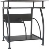 Bureau laptop computertafel - ruimtebesparend cm x cm - zwart