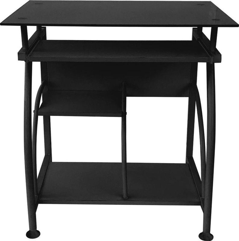 Bureau laptop computertafel - ruimtebesparend cm x cm - zwart
