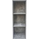 Vakkenkast Vakkie 3 open vakken opbergkast - boekenkast - wandkast - industrieel grijs beton