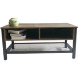 TV meubel kast Stoer - dressoir - industrieel vintage design - 140 cm breed