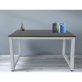 Bureau - Wit - Metalen Frame - Hout - 120 cm x 60 cm
