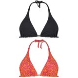 Moodies - Bikinitop - Print Oranje