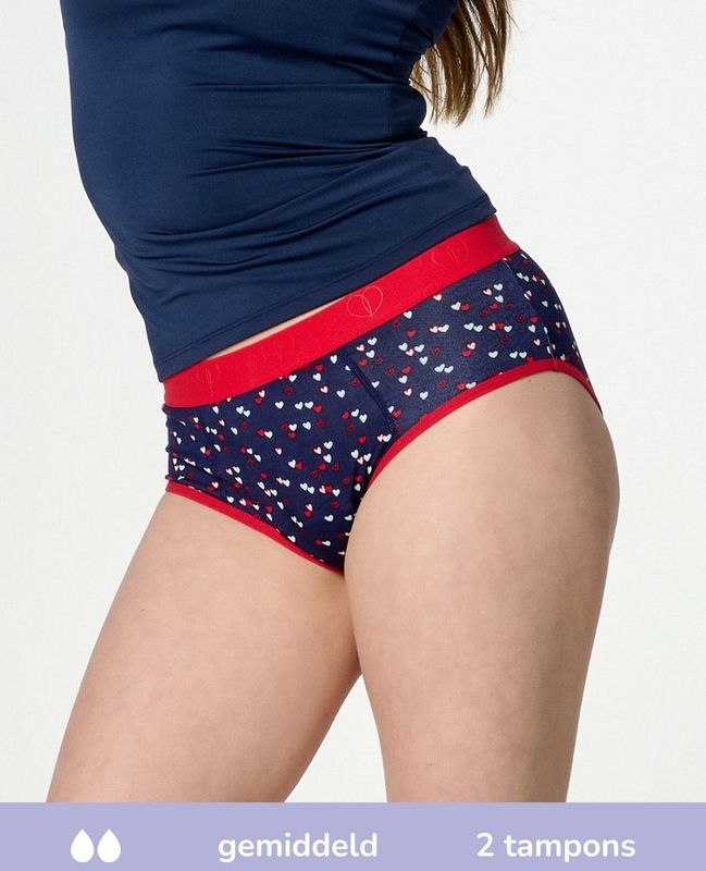 Menstruatie Onderbroek - Zwart - Bamboe - Wasbaar en Herbruikbaar