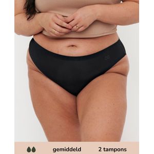 Moodies Undies brazilian menstruatieslip Medium zwart