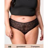 Ondergoed - Menstruatiebroekje - Zwart - Katoen/Nylon