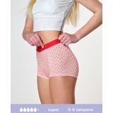 Boyshort - Zwart - 95% Viscose Bamboo - Geschikt Voor Hevige Menstruatie