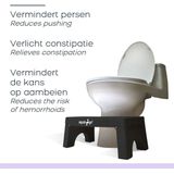 Squat-n-Go - Toiletkrukje - Grijs - Inklapbaar