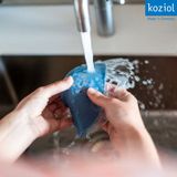 Koziol Community Gezichtmasker - met gratis 1 filter - mondkapje - organic blue