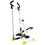 Wayflex - Opvouwbare stepper - Hometrainer - Fitness stepper - fitnesstrainer - Wit/Zwart