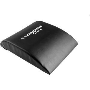 Wonder Core Buikspiermat Ab Crunch Mat Sit up Assistent voor Buikspieroefeningen Crossfit Fitness Oefenmat Buikspierkussen Trainingsmat Pad Kussen, zwart, anti slip
