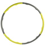 Wonder Core, Fitness hoepel Ø 100cm 1,2KG Grijs/groen, Hulahoop - MY:37 / Content