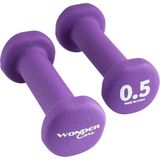 Wonder Core Halter 2x0,5 Kg Neopreen Paars