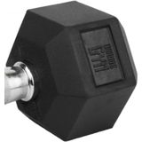 Halter Orange Gym Hex Dumbbell 14 KG Zwart