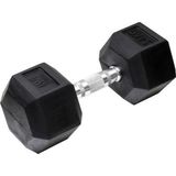 Halter Orange Gym Hex Dumbbell 14 KG Zwart