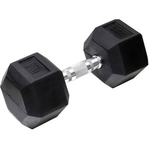 Orange Gym, Hex Dumbbell – 16KG – hexagon dumbbells – neoprene dumbbell