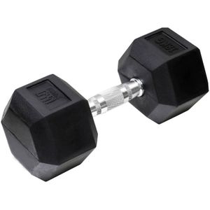 Orange Gym, Hex Dumbbell – 18KG – hexagon dumbbells – neoprene dumbbell