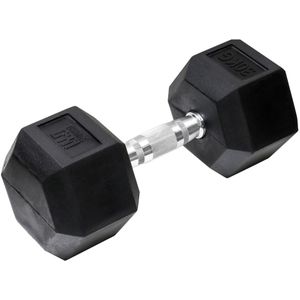 Halter Orange Gym Hex Dumbbell 30 KG Zwart