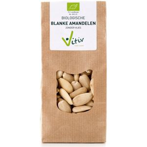 Vitiv - Biologische Amandelen Zonder Vlies - Rauw - Ongebrand - 100% Biologisch