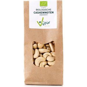 Vitiv - Biologische Cashewnoten - 100% Biologisch - Onbewerkt - Gezond Snackproduct