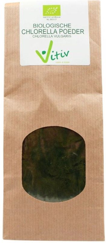 Vitiv - Chlorella Poeder - Groen - 100% Biologisch