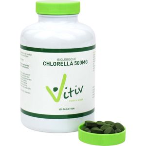 Vitiv Chlorella 500 mg 500 tabletten