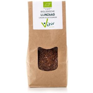 Vitiv Lijnzaad heel bio (500g)