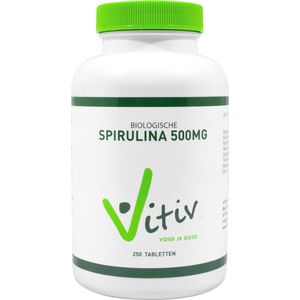 Vitiv Spirulina 500 mg bio  250 tabletten