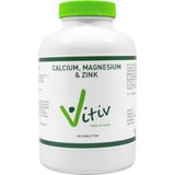 Vitiv Calcium magnesium & zink 180 tabletten