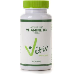 Vitiv Vitamine D3 1000IU 90 capsules