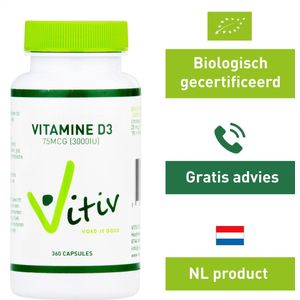 Vitiv Vitamine D3 1000IU (360ca)