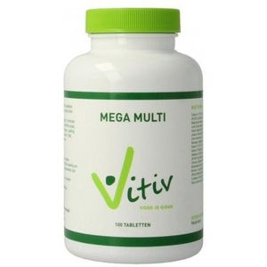Vitiv - Mega Multi - Multipreparaat - 100 Tabletten