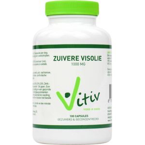Vitiv Zuivere visolie 500 mg 360 capsules