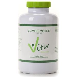 Vitiv Zuivere visolie 500 mg 360 capsules