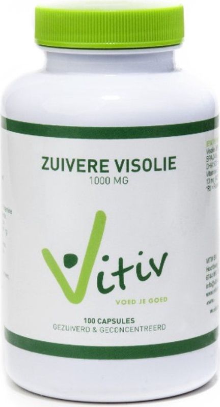 Vitiv Zuivere visolie 1000 mg 180 capsules