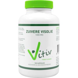 Vitiv Zuivere visolie 500 mg 100 capsules