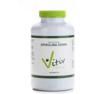 Vitiv Spirulina 500 mg bio  500 tabletten