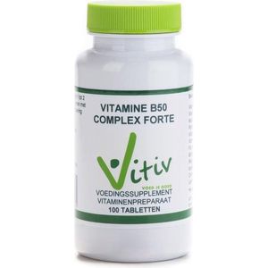 Vitiv Vitamine B50 complex 100 tabletten